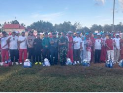 Meriahkan HUT RI ke 80, Bupati Konut Buka Porseni dan Bagikan Perlengkapan Olahraga